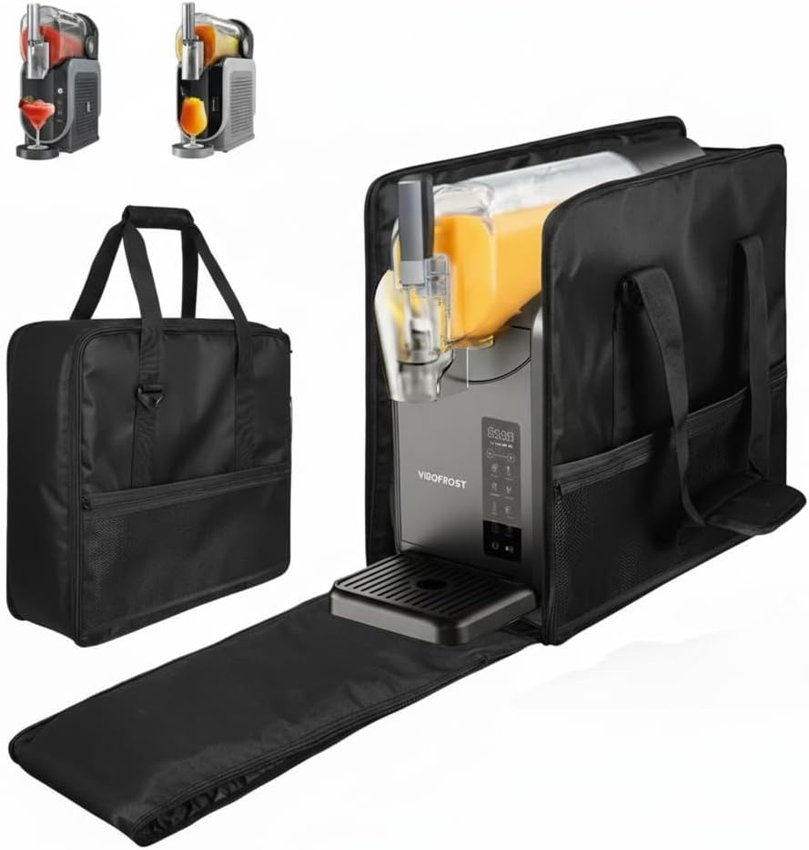 Water-Resistant Slushie Maker Carrying Case, Custom-Fit Tote Bag with Padded Protection