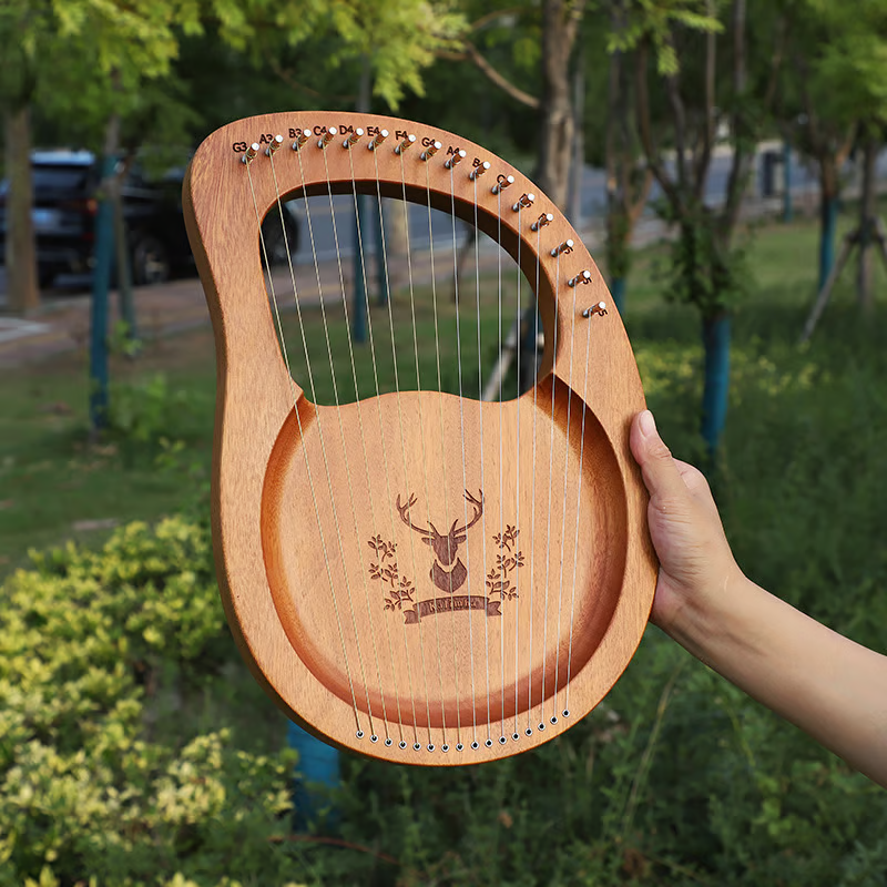Lyre Harp 16 String Premium Hollow Mahogany