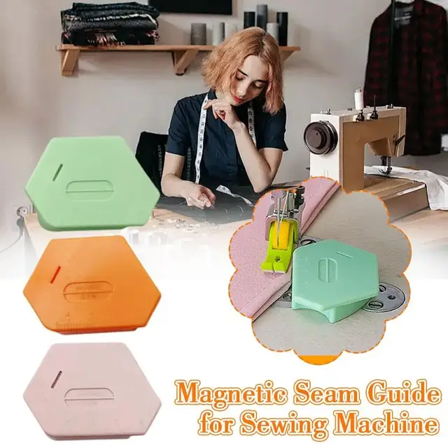 Magnetic Seam Guide for Sewing Machine