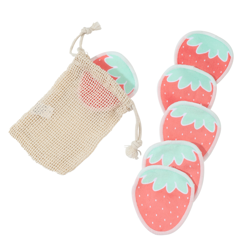 Reusable & Disposable Cotton Makeup Pads Set