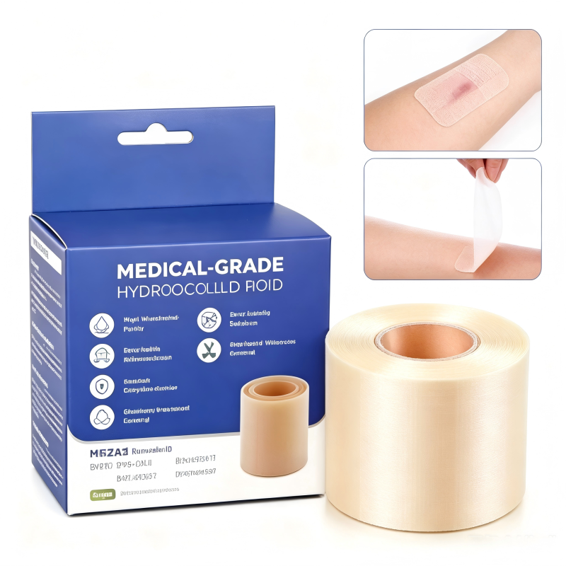 Medical-Grade Self-Adhesive Hydrocolloid Roll Wound Care Pad