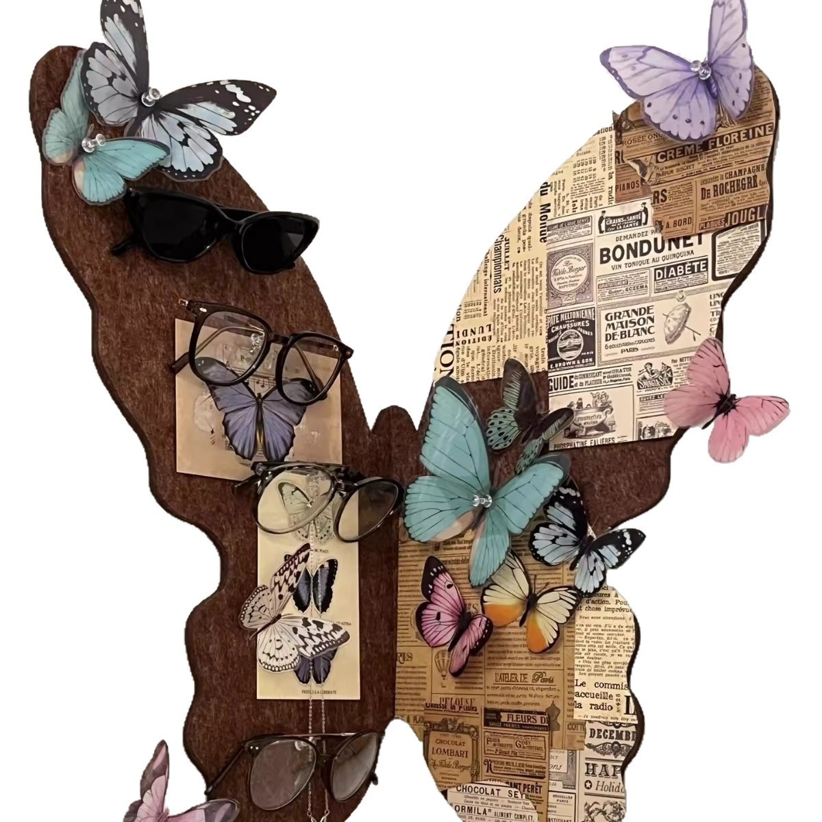 Butterfly felt board wall stickers