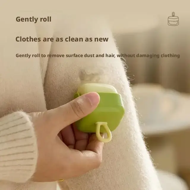 Mini Portable Lint Roller with Storage Case