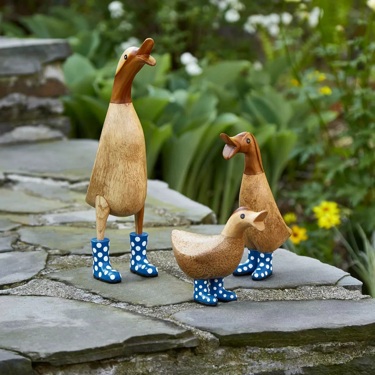 Spotted Wellies Garden Ducks, Duckling