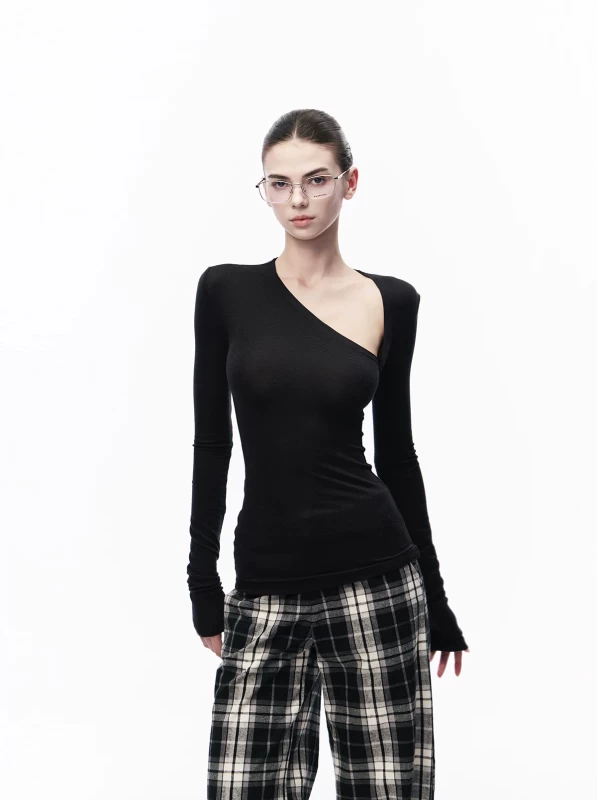JLAUNT Women's Black & White Plaid Low Waist Wide Leg Pants 100% Cotton Retro Checkered Trousers Spice Girl Style Casual Straight Leg Pants 2026 Winter S-L