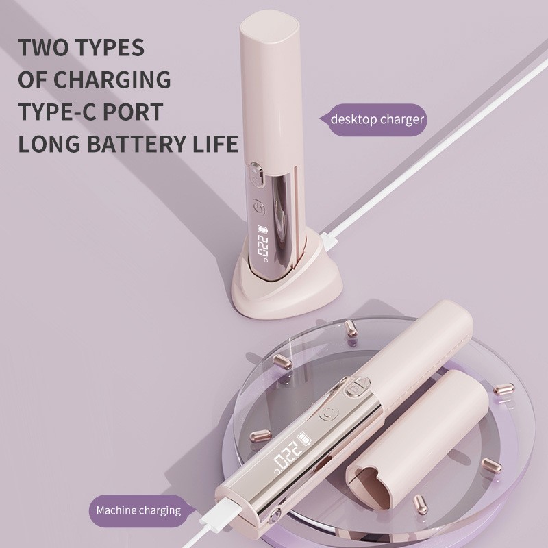 2-in-1 Cordless Hair Straightener & Curler