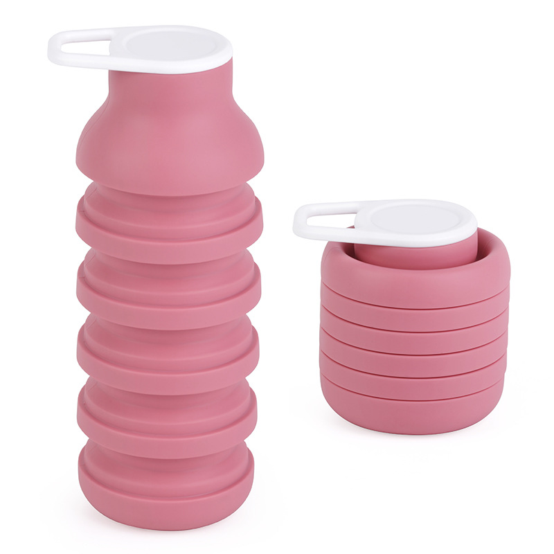 Multi-Color Collapsible Silicone Water Bottles