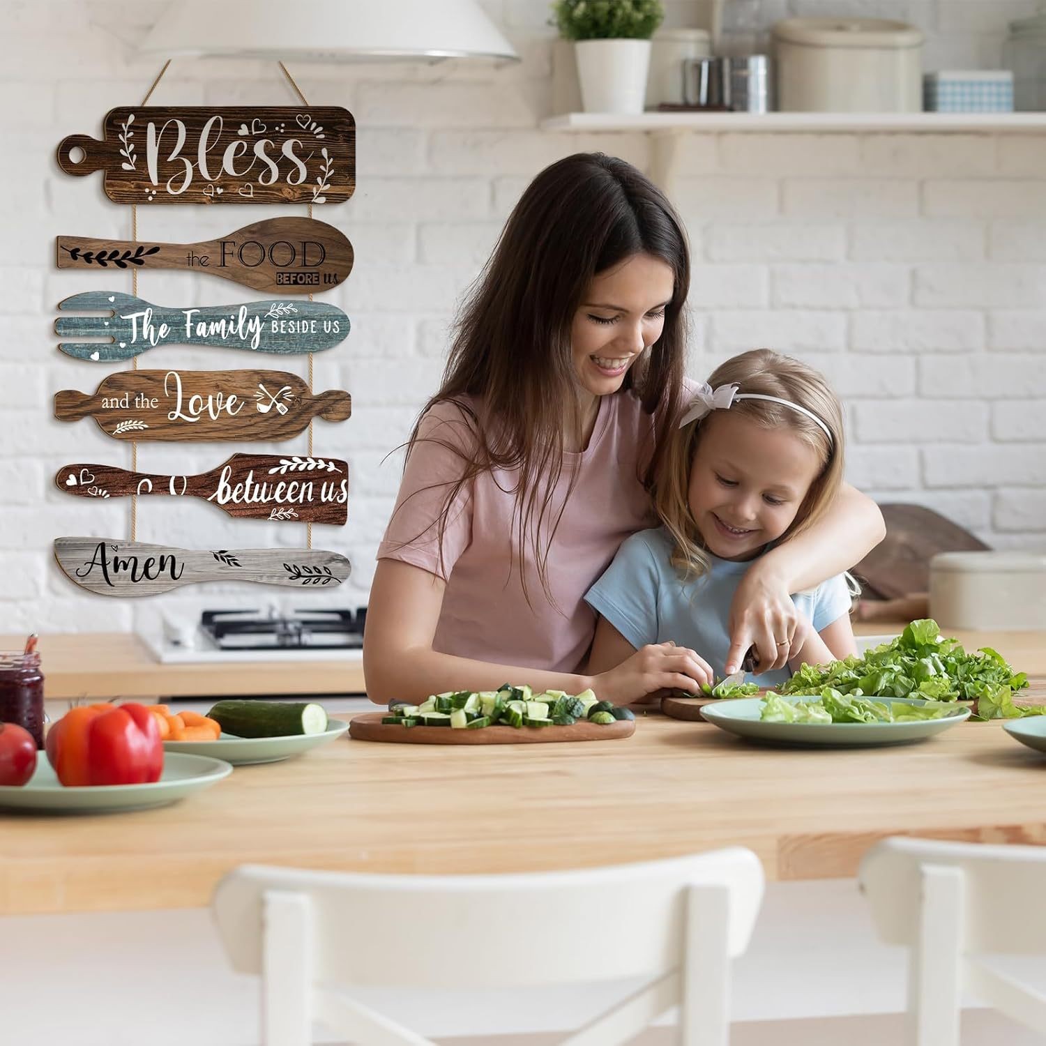 Modern Wooden Hanging Wall Sign