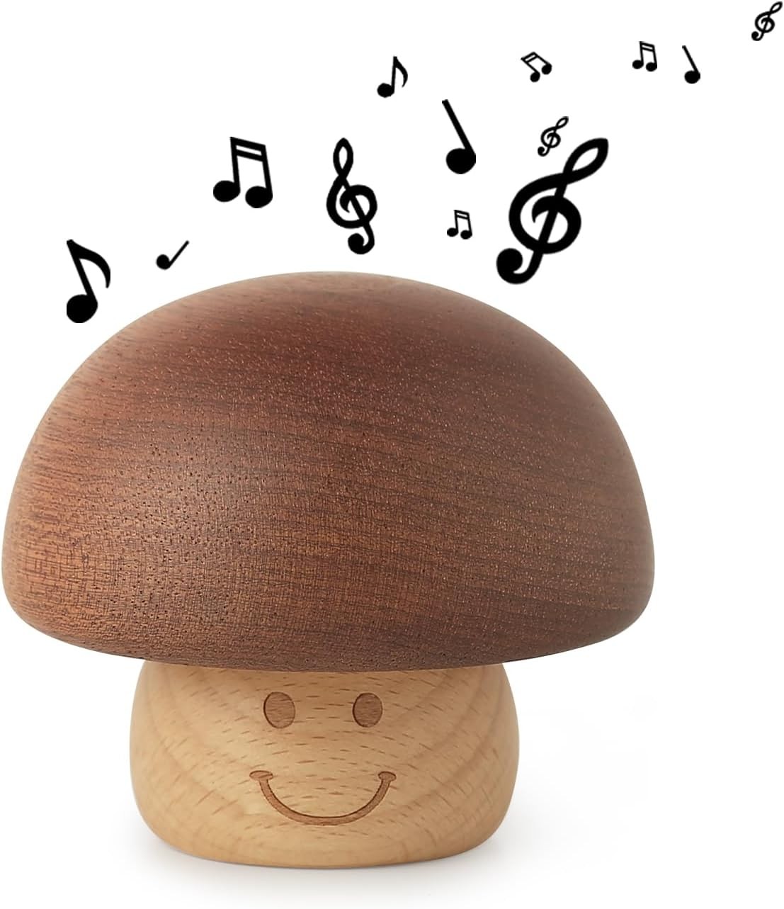 Walnut Wood Engraved Music Box, Sunshine Musical Gift