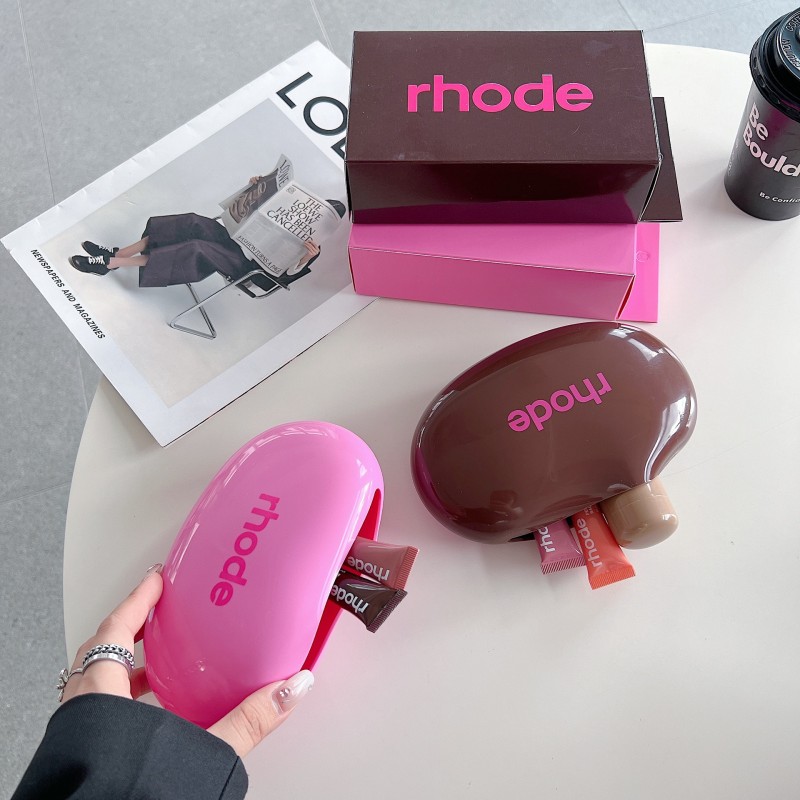 Pink Hard Shell Travel Case for Lip Tint & Makeup